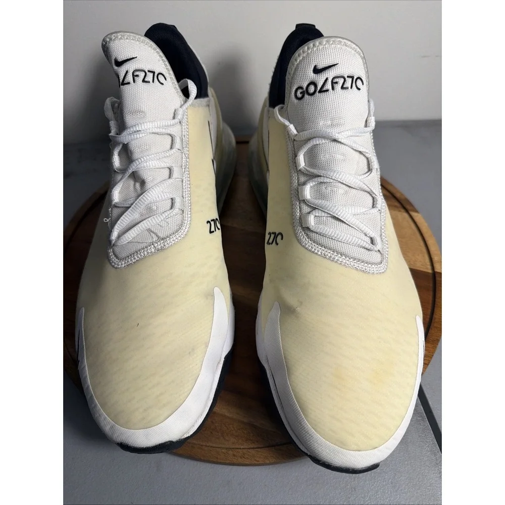 Nike Air Max 270 G Spikeless Golf Shoes Mens 12.5 White Black CK6483-102 2021